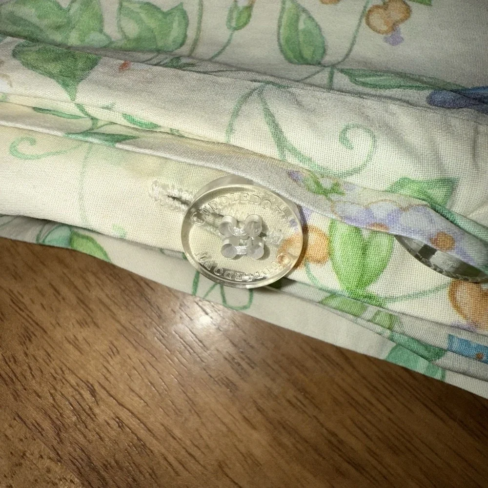 Cuddledown Hummingbird Duvet Cover King Keely Garden‎ EUC Floral RETIRED Birds